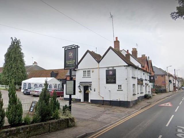 Villager George Meager, who used to frequent this pub, has been seen seated here in his favourite chair.