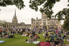 The garden party is expected to draw thousands of people.