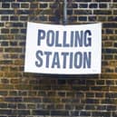 Polling station. (Photo credit should read NIKLAS HALLE'N/AFP via Getty Images)