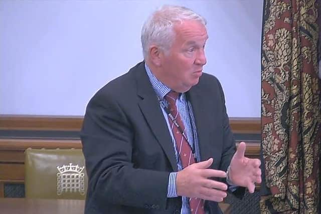 Sir Mike Penning in Westminster Hall