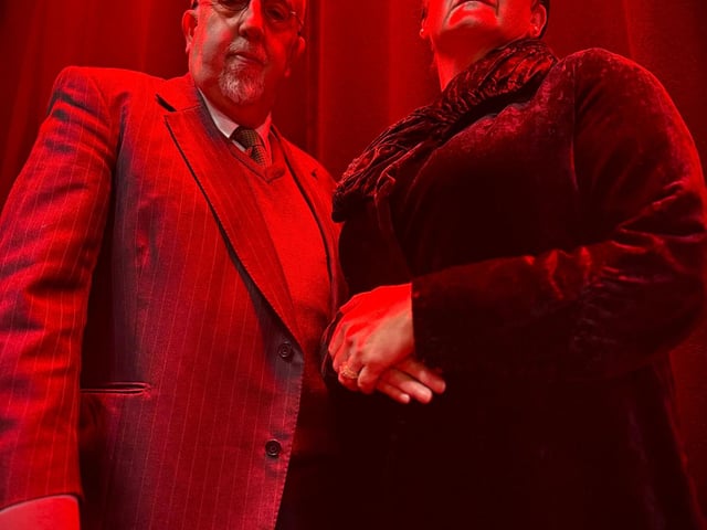 Sir Johnstone Kentley and Mrs Debenham