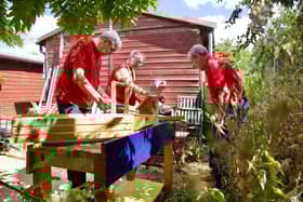 Volunteers getting stuck in. Image submitted.