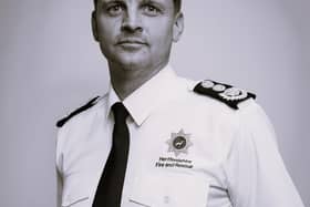Hertfordshire's chief fire officer Alex Woodman
