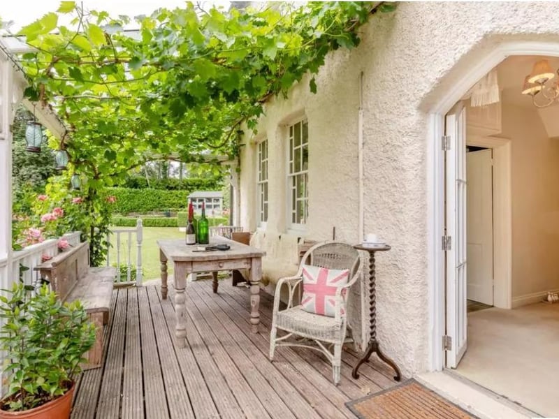The home even has a verandah