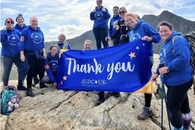 The women at the Snowdon peak