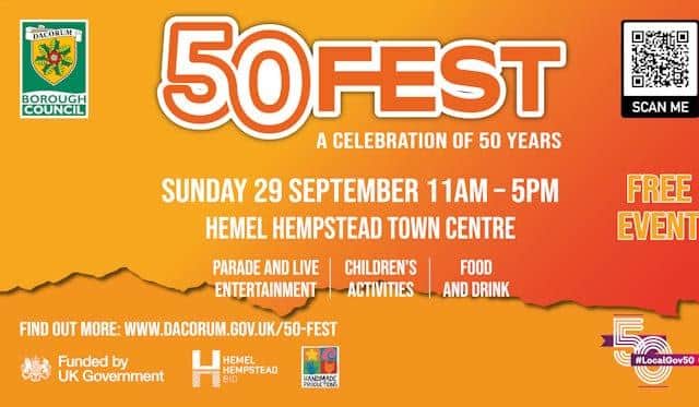 50 Fest comes to Hemel Hempstead next month