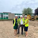 Work has started on the school's expansion.