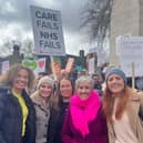 Daisy Cooper MP joined Camille and other members of her management team on the Providers Day of Action protest in London last month