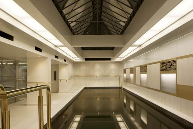 The pool is bathed in light (photo: Ed Reeve)