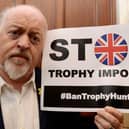 Stars including Bill Bailey (pictured) are backing calls for the ban to be enacted quickly - Animal News Agency