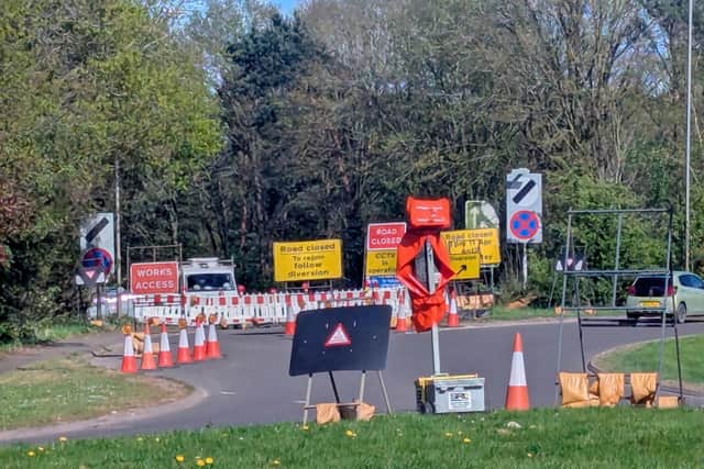 The A46 closure is having an impact on residents, businesses and visitors. Photo by Warwickshire World