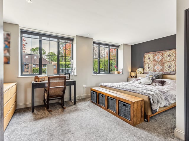 All the bedrooms and principal reception areas areas feature underfloor heating and air conditioning.