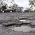 A pothole