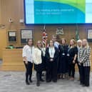 The eight councillors who resigned the Lib Dem whip. Credit: Christopher Day/LDRS. Permission for use for LDRS partners.