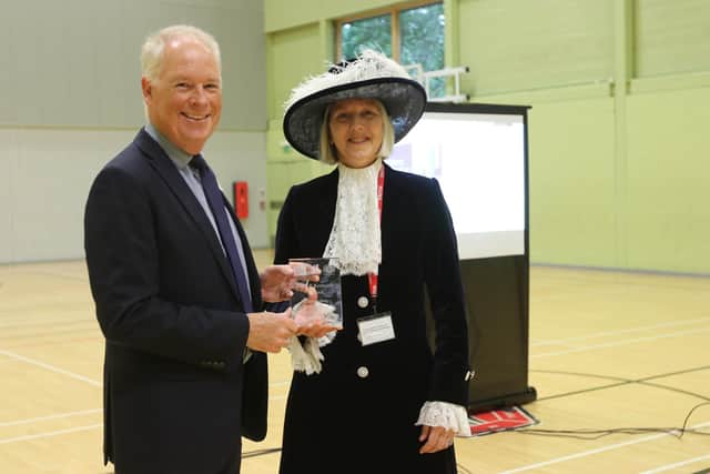 The award was presented to headteacher Paul Neves