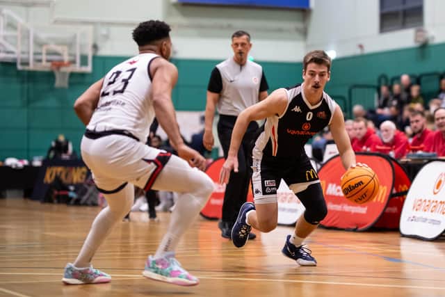 Trent Monkman in possession for Storm. Photo: Nicola C Creative.