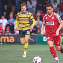 Action from Saturday's defeat to Torquay. Photo: Jemma Sear.