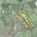 The area where the new homes would be built