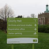 Hertfordshire County Hall, Hertfordshire County Council. Credit: Will Durrant/LDRS