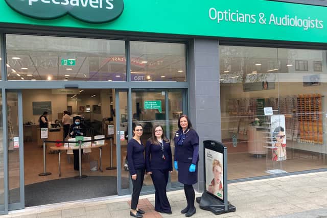 The opticians have trained their staff and Nellie Williams is now a recognised Dementia Friend.