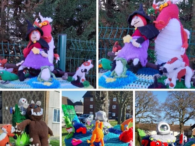 These toppers were all created by Janet Oakley and can be found on Gadebridge Road, Galley Hill and Boxted Road