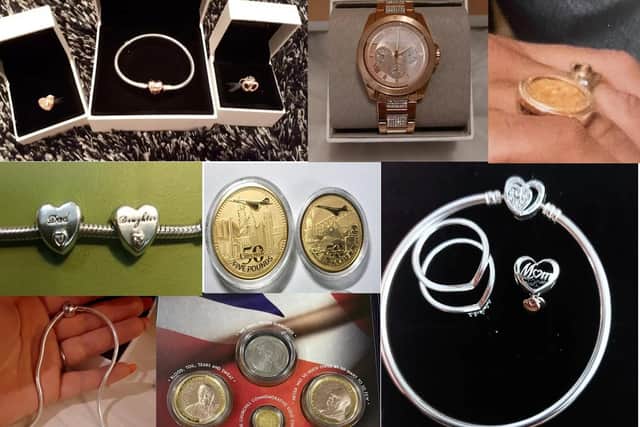 Police release images of jewellery and ‘sentimental coins’ stolen in ...