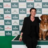 Michelle Elkin from Kings Langley with Quentin. Photo from: BeatMedia/The Royal Kennel Club