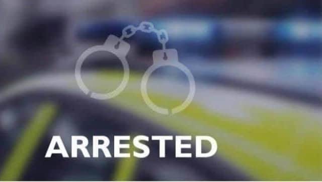 A man was arrested and charged yesterday