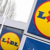 Lidl logo stock photo (Photo by Loic Venance /AFP via Getty Images)