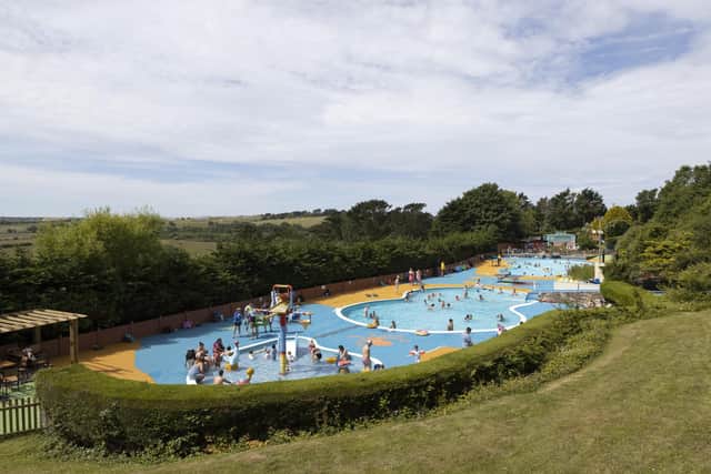 The outdoor pools at Newquay Holiday Park. Image: www.simonburtphotography.com