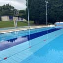The outdoor swimming pool at Hemel Hempstead Leisure Centre