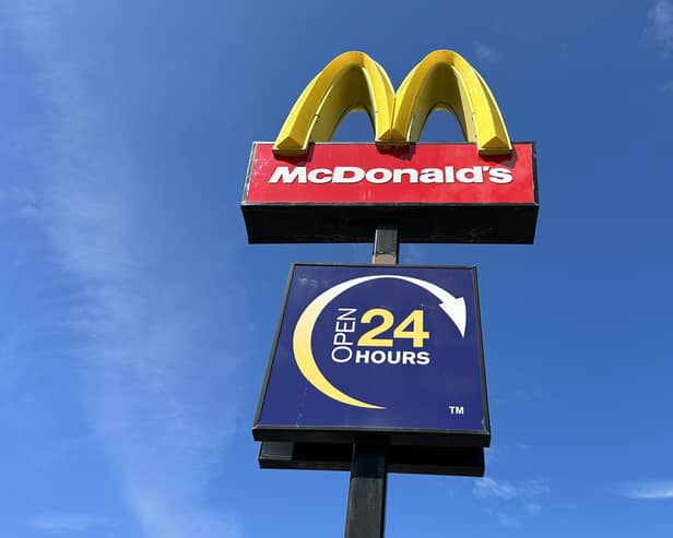 McDonald’s sign. Photo: Jeff J Mitchell Getty Images.