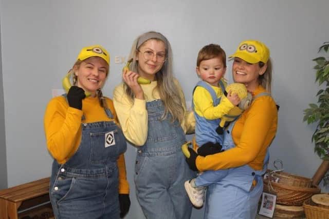 Minions inspired costumes at Lime Grove Day Nursery
