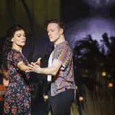Faye Brookes and Kevin Clifton in rehearsal. Picture: Ellie Kurttz
