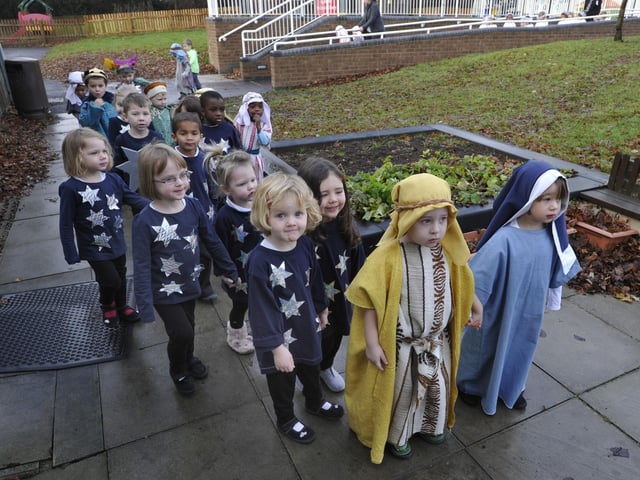 Nursery and pre-school classes at Aycliffe Drive School, Hemel Hempstead