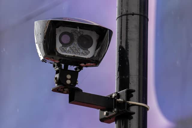 A ULEZ camera operating in London. Credit: Carl Court/Getty Images.