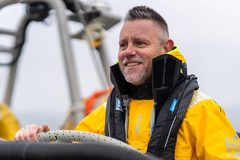 Gavin Rees, Clipper Skipper for the Clipper Round The World Yacht Race 25/26. Gosport, UK. Photo from Brian Carlin/16 Degrees South