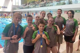 The medal winners from the final session.