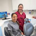 Dr Sonal Patel, Principal Dentist at Broadwater Dental Practice (seated) and Ella Loewenstern, Dentist (standing).