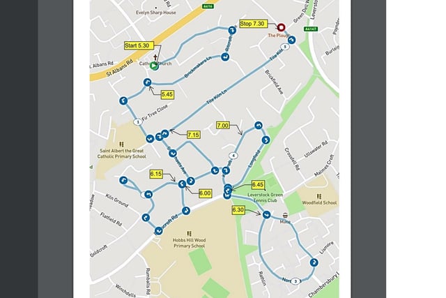 30 November - Route 12: Tile Kiln Lane/Northend