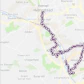 The bus route picks people up from 42 stops in Abbots Langley, Bedmond and Kings Langley.