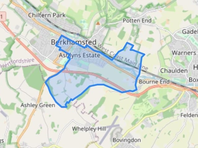 Berkhamsted East had 2 deliberate fires last year