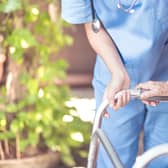 File image of an elderly woman with her caregiver. Picture: Adobe Stock.