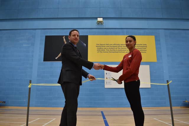Ondine studied at the school, including achieving outstanding grades in her A- Level exams while training for the games.