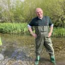 Ed Davey in nearby Buckinghamshire earlier this week. Photo from Charlie Smith/Local Democracy Reporting Service