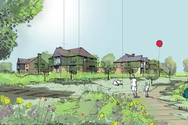 An artist's impression of how the proposed homes near Wilstone and Dixons Wharf could look. Credit: Sedas Land/Dacorum Borough Council Planning Portal. Permission for re-use for LDRS partners.