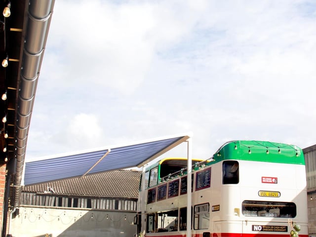 Olive is a vintage double-decker bus, originally manufactured by Bristol Commercial Vehicles in the 1980s.