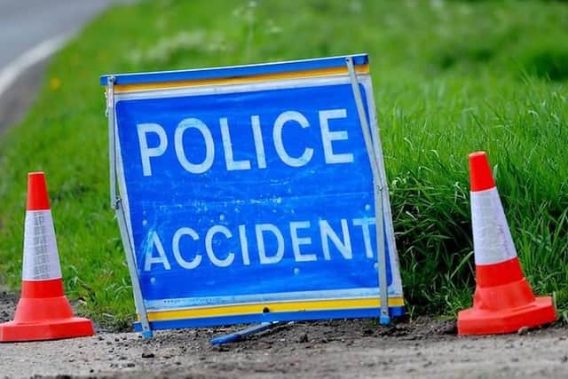 Police accident sign for illustration purposes. Photo: Archive