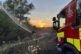 Herts Fire and Rescue Service in action