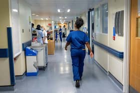 A general view of staff on a NHS hospital ward. Photo credit: Jeff Moore/PA Wire